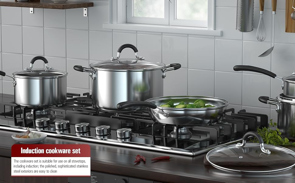 Stainless Steel Cookware Set-02408