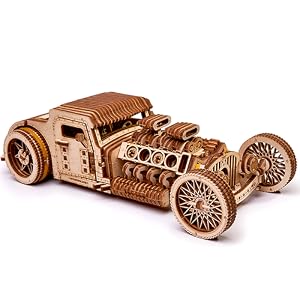 wooden car puzzle, puzzles and models, 3d wooden toys, wooden model car kits for adults, developing