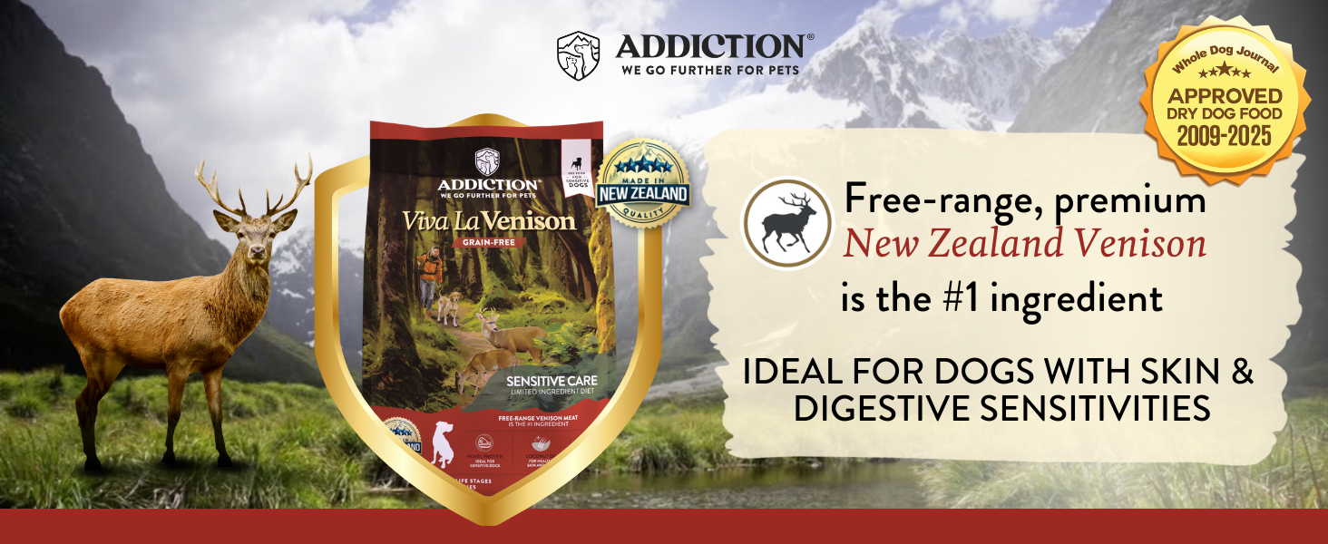 Addiction Viva La Venison Dog Dry Food