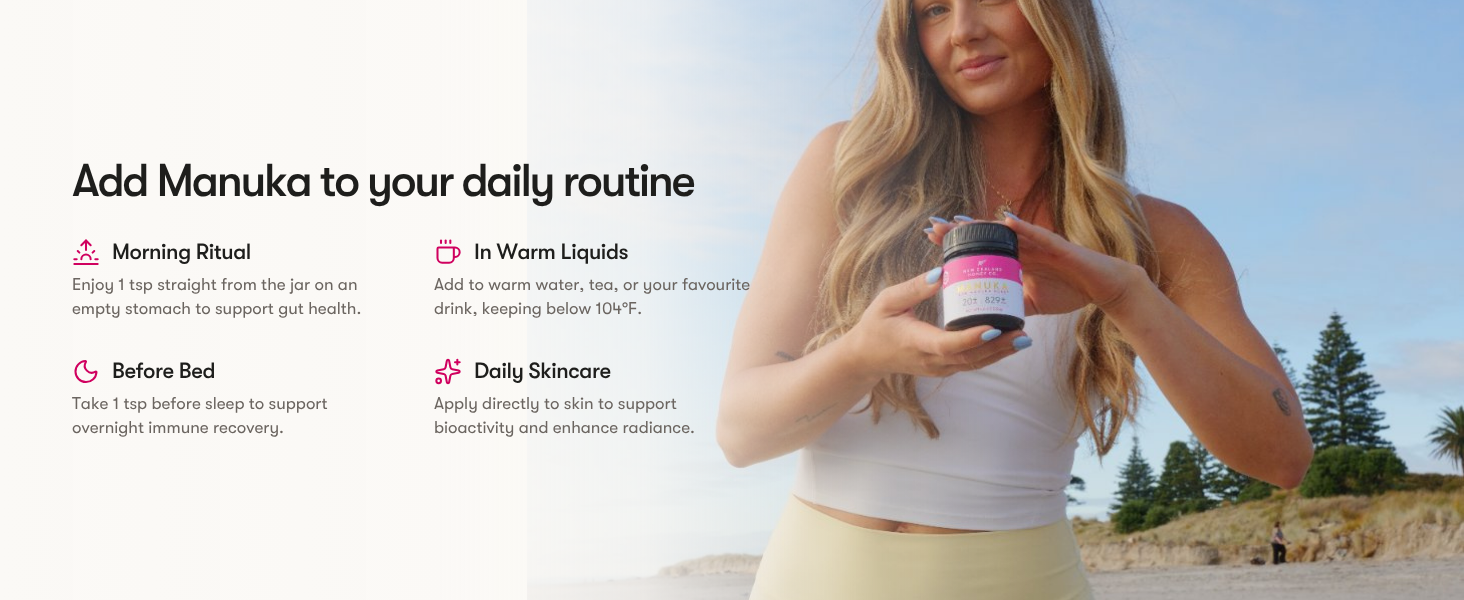 add manuka honey to your daily routine