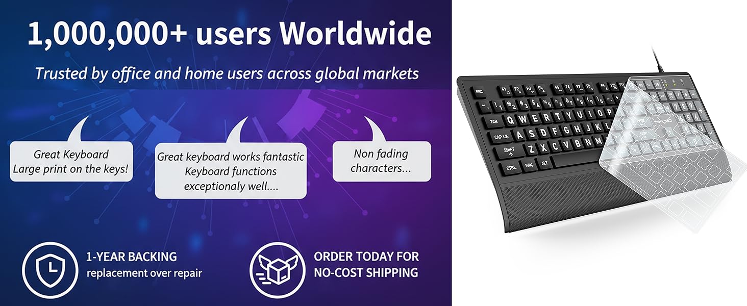 large letter keyboard