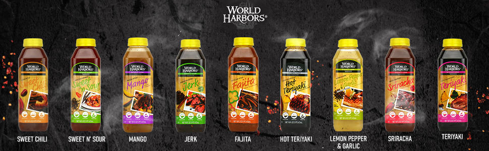 big flavor world harbors teriyaki sriracha fajita