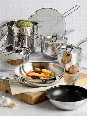 stainless steel cookware set