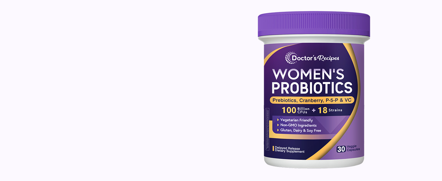 Doctor’s Recipes Women’s Probiotics with P-5-P
