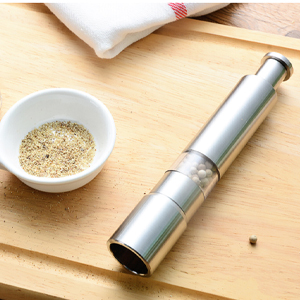 Premium Stainless Steel Salt Grinder &amp; Pepper Mill Set