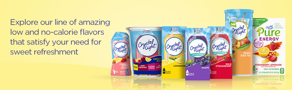 Explore our line of amazing low and no-calorie flavors that satisfy your need for sweet refreshment