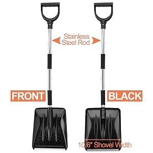 Emergency Collapsible Snow Shovel Kit