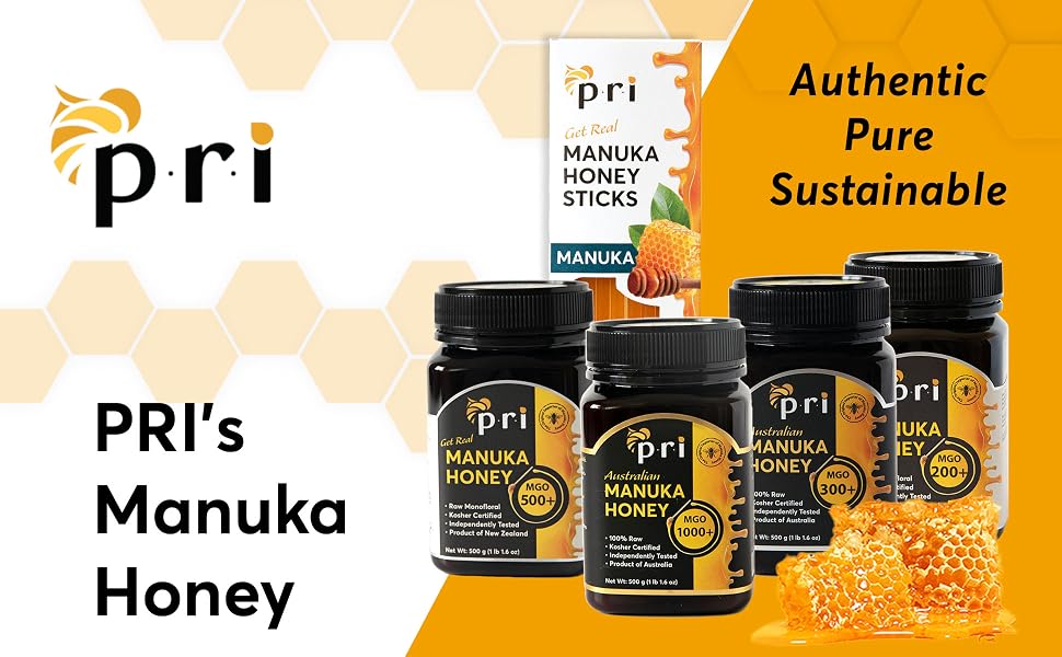 PRI Manuka Honey, Authentic - Pure - Sustainable