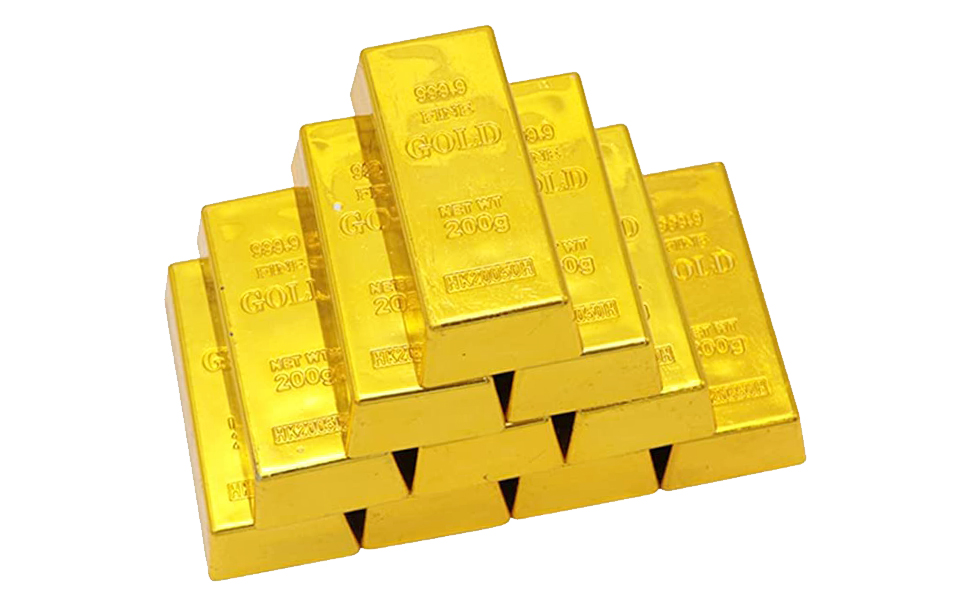 prop, movie, fake prop money, money stacks, fools gold, gold bullion, toy money, gold coins plastic