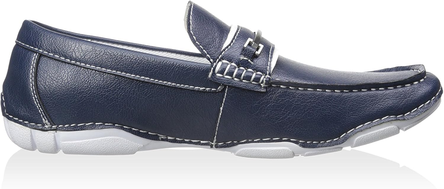 Kenneth Cole Reaction Men's Vic-Tour-Y Casual Slip-On, Blue, 8.5 M US