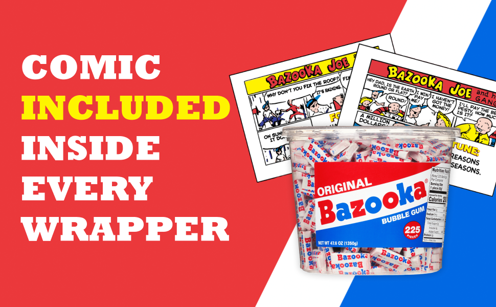 comic invluded inside every wrapper