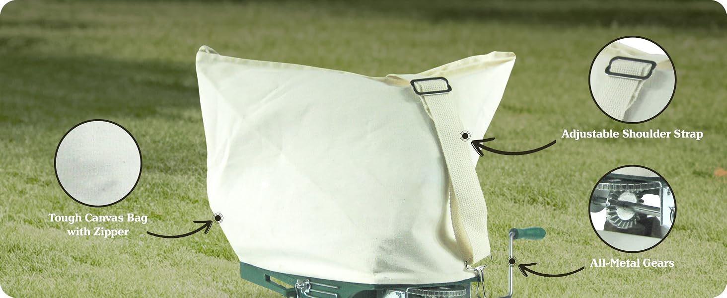 Drop Salt Handheld, Lawns Bag Food, Plot Handheld