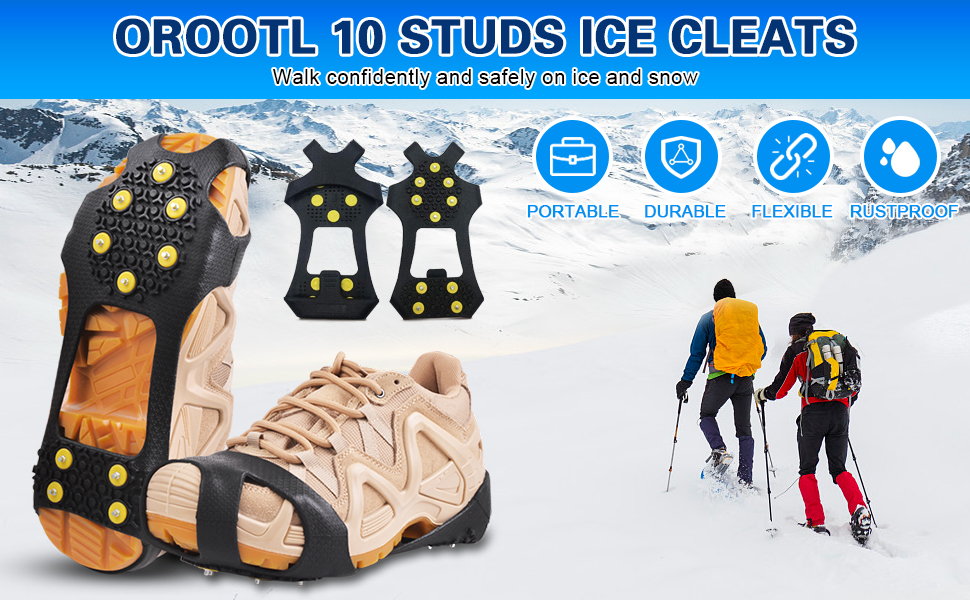 ice cleats snow traction cleats for shoes boots