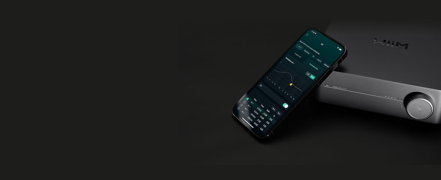 Sound Shaped by You. Customize your sound with our robust suite of EQ options.