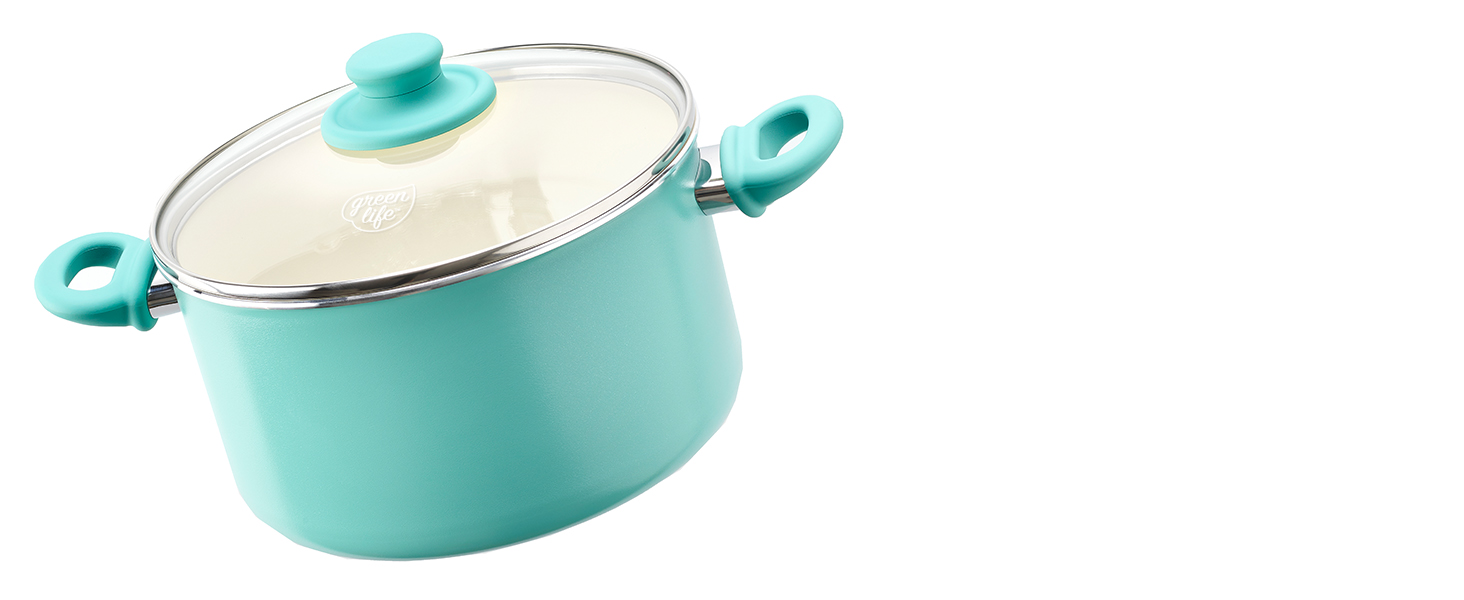 GreenLife recycled aluminum, nonstick cookware, easy cooking, tough, PFAS, stay cool, pots and pans