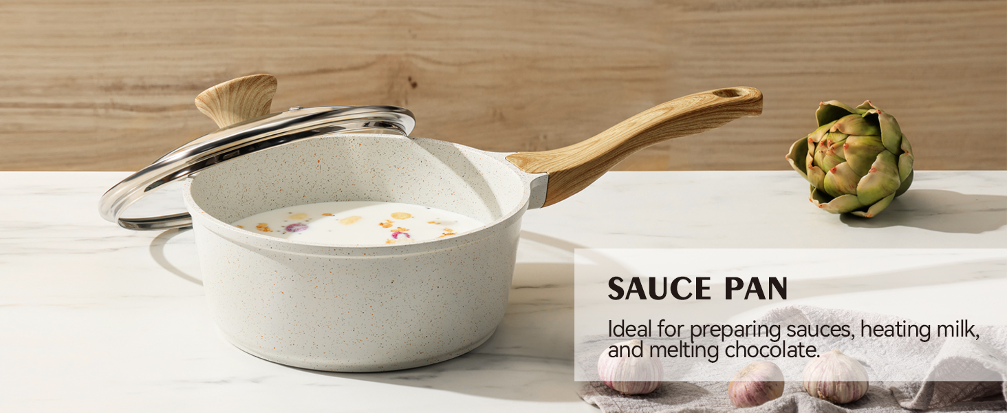 saucepan with lid 2.6QT