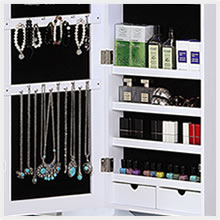 Mirror Jewelry Cabinet