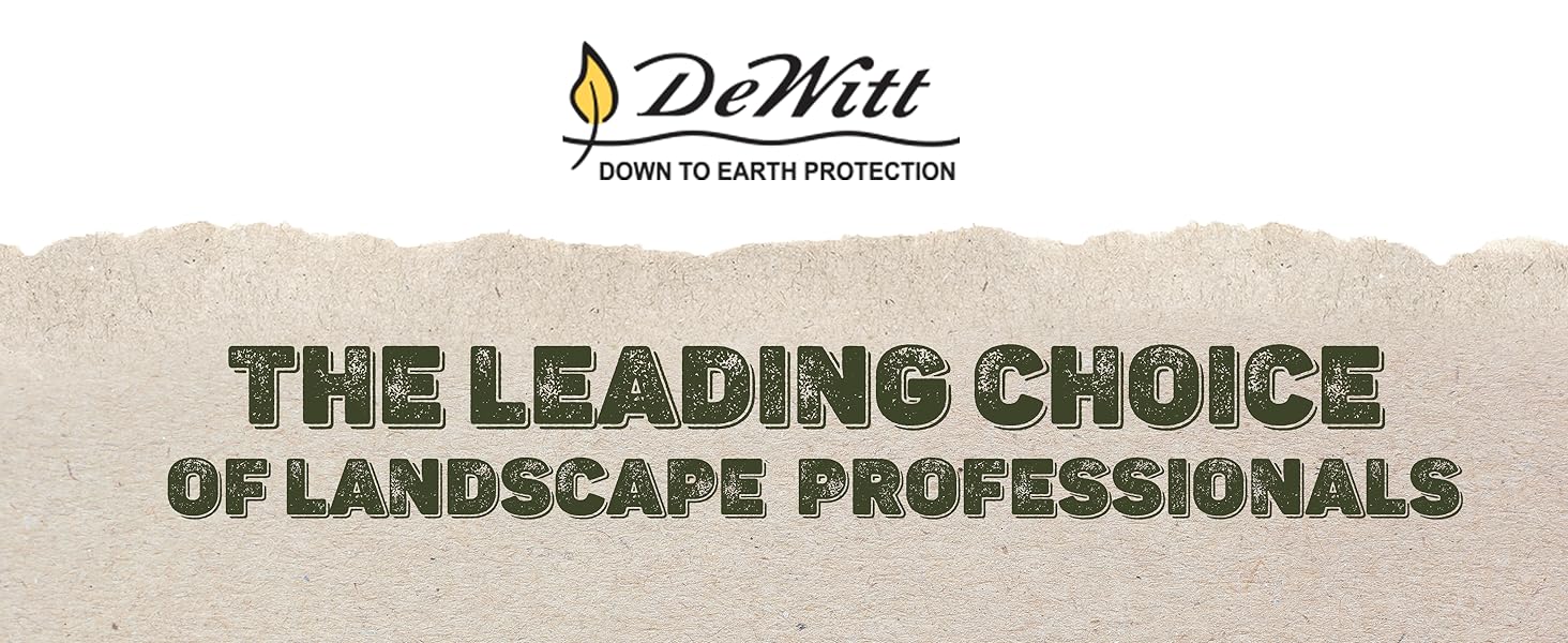 DeWitt P5 Pro 5 Commercial Landscape 5-Oz Weed Barrier Fabric, 5 x 250&amp;#39; (2 Pack)