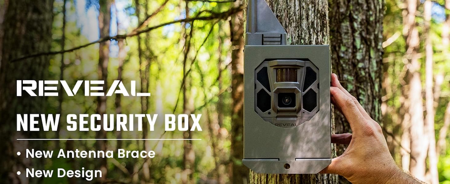 Reveal security lock box new design trail camera protection