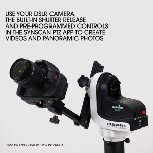 AZ-GTi mount with DSLR camera for panoramas