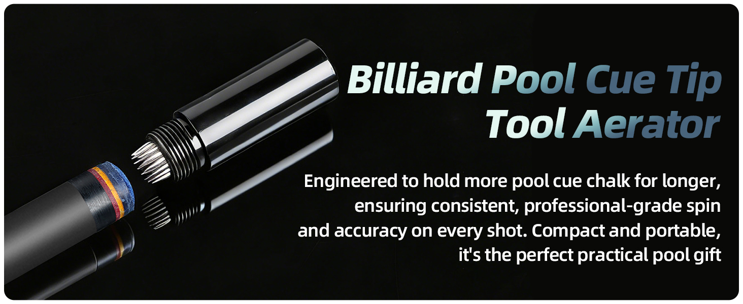 pool cue tip tool Aerator