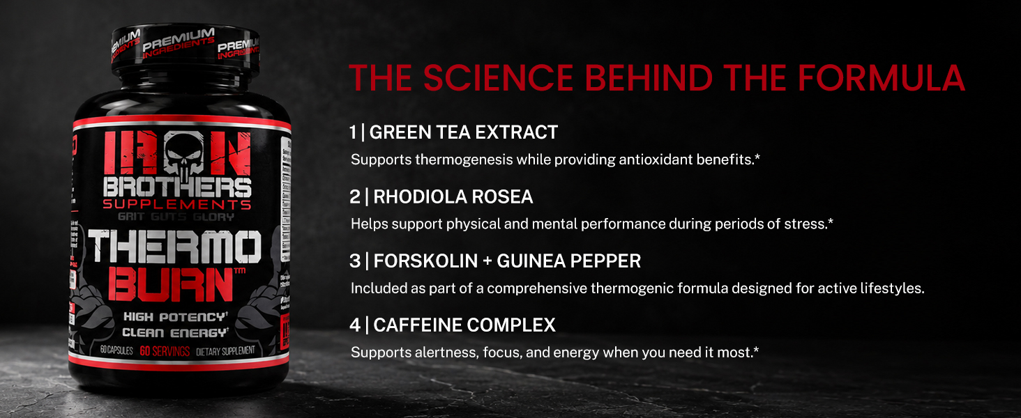 iron brothers supplements, appetite management, thermogenic support