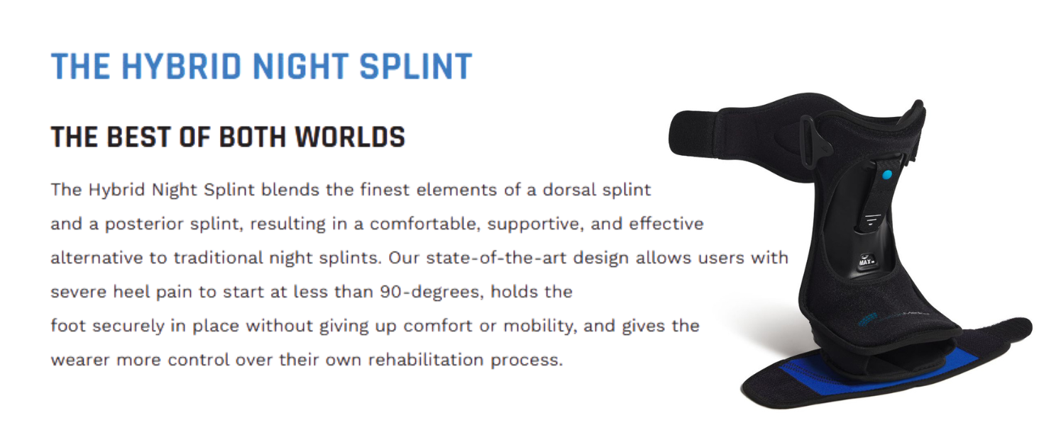 ovation medical hybrid night splint