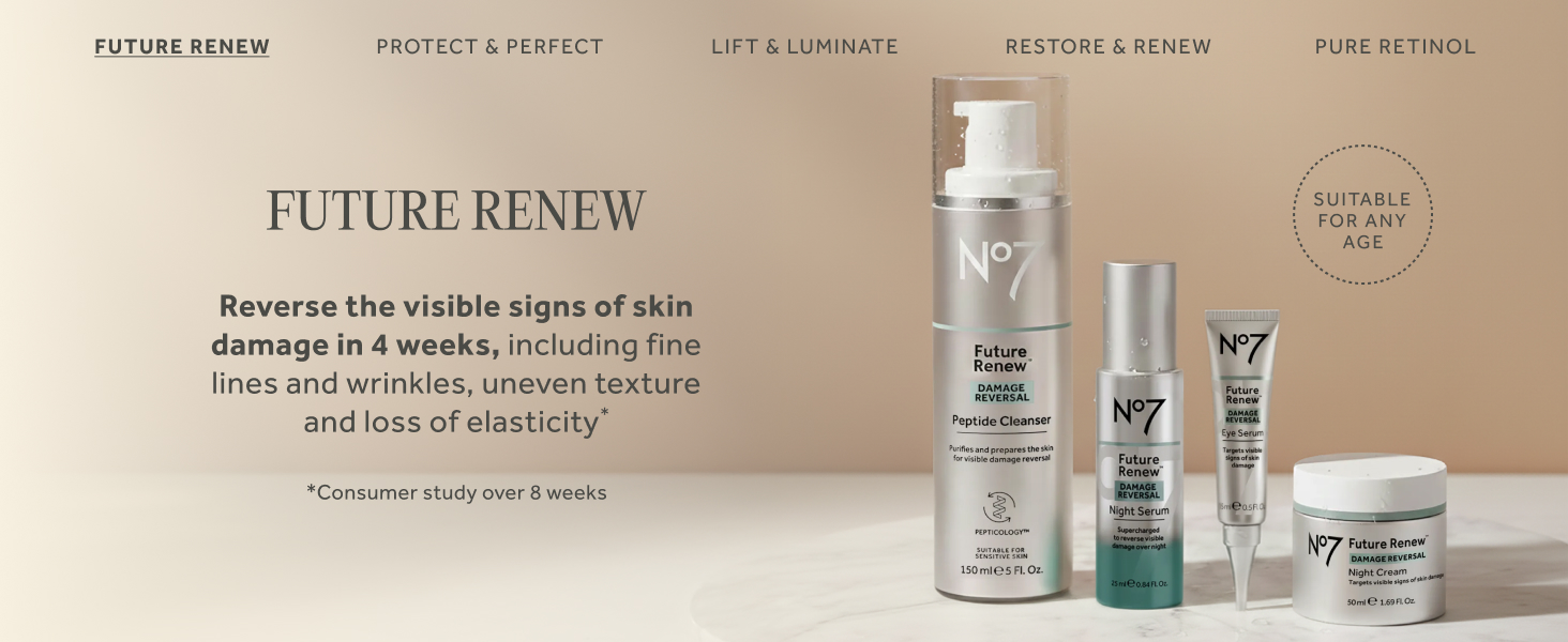 future renew reverse the visible signs of skin damage in 4 weeks