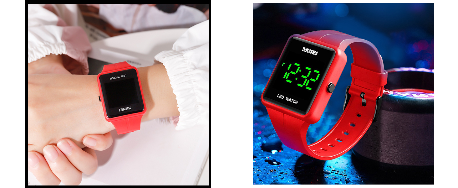 men digital watch