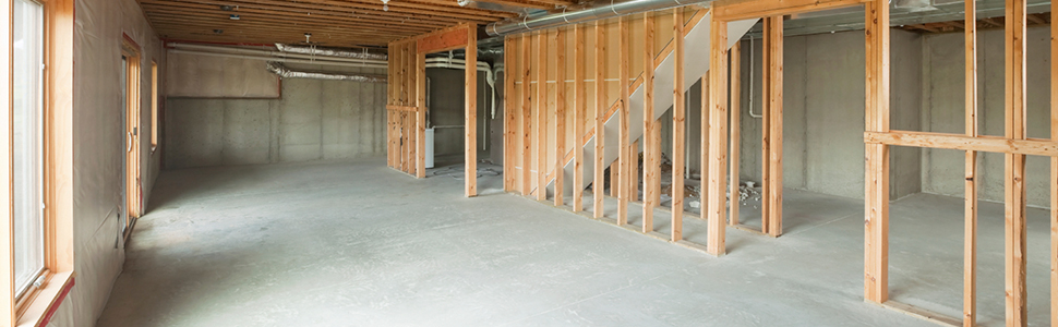 concrete basement