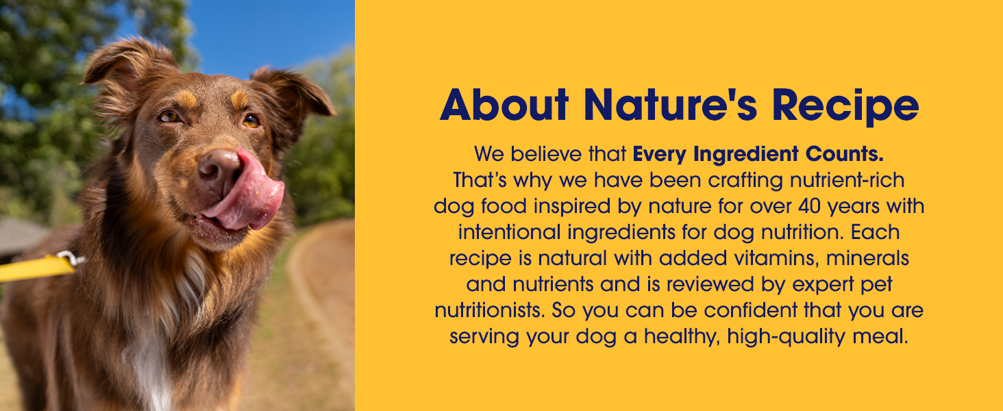 About Nature&amp;#39;s Recipe