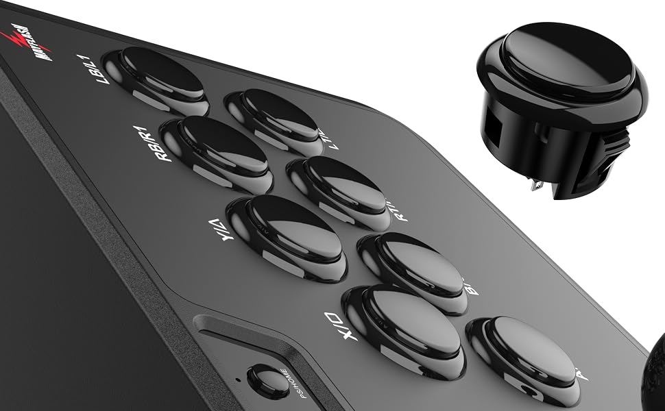 MAYFLASH Arcade Fighting Stick F101 for Switch 2, PC Windows, PS3, Android, NeoGeo mini