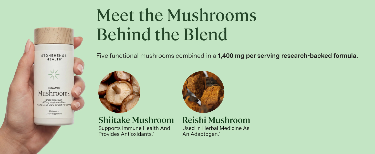 Stonehenge Health Dynamic Mushrooms