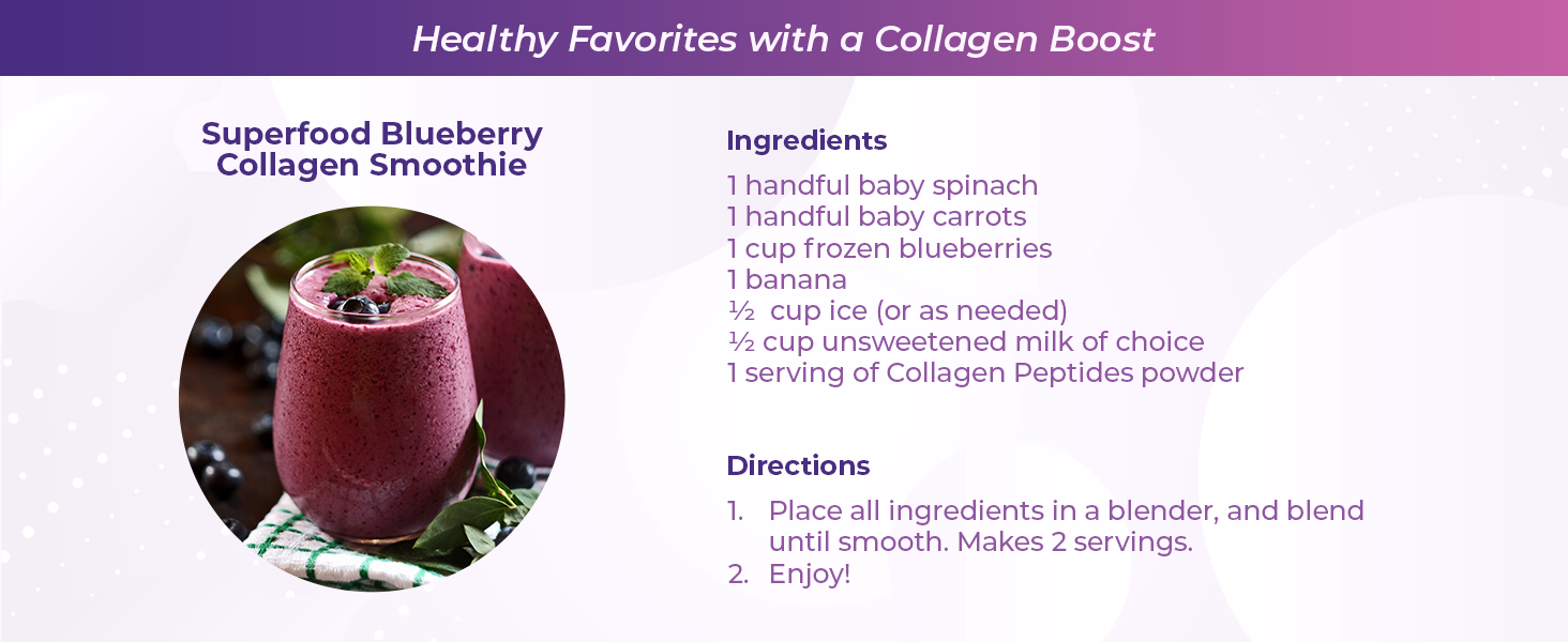 superfood blueberry smoothie for wellness benefits