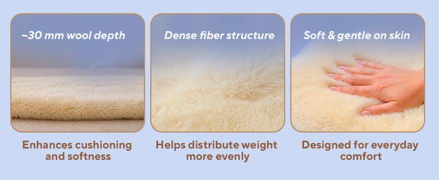 medical sheepskin pressure sore relief