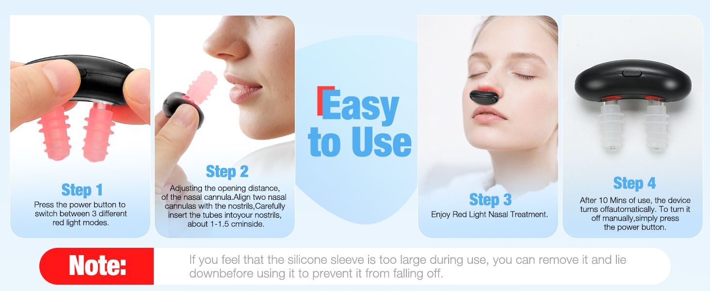 red light nasal device