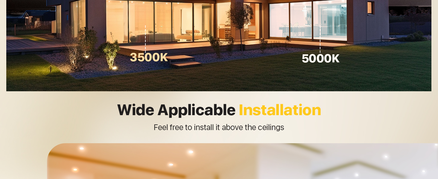 LED Recessed Ceiling Lighting 3 inch