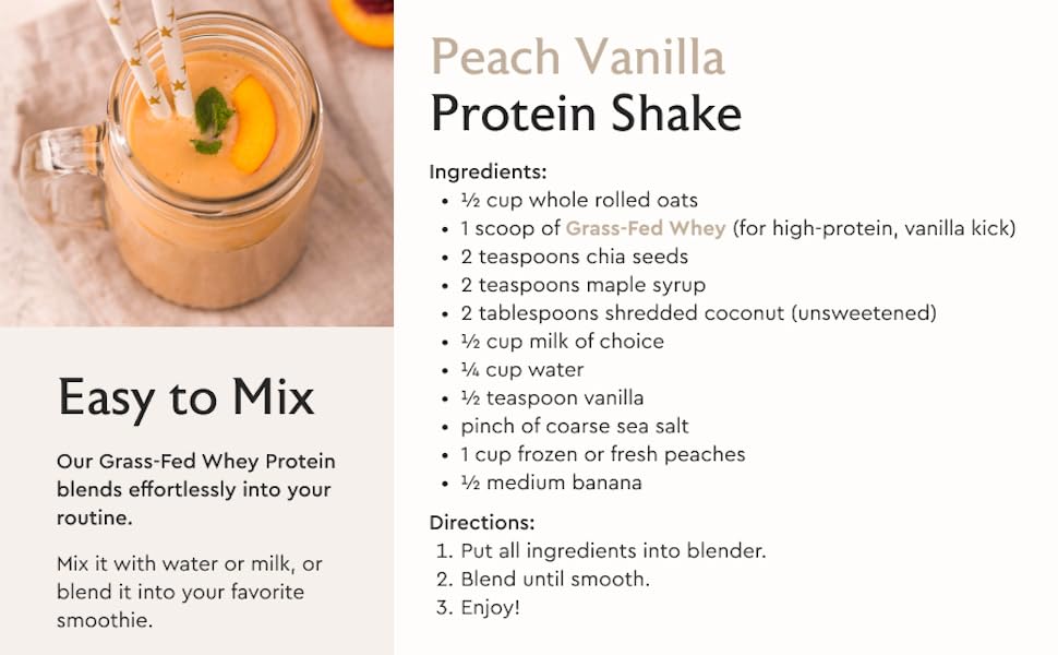 Easy-to-mix whey protein for daily smoothies or recovery shakes.