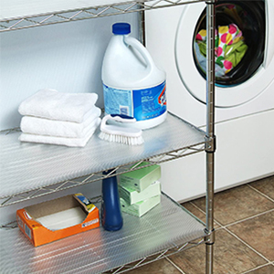As shelf liner: shelf liners for wire shelving, keep item organized