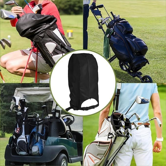 Golf Bag Cover for Datrek Go Lite Hybrid 2018–2026, Cart & Stand Bag Cover with Water-Resistant Zipper, Adjustable Buckle Strap