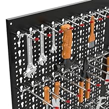 metal pegboard panels