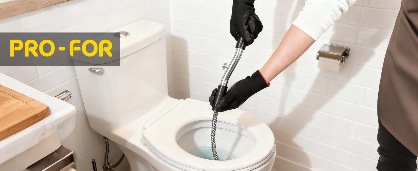 toilet auger clog remover tool