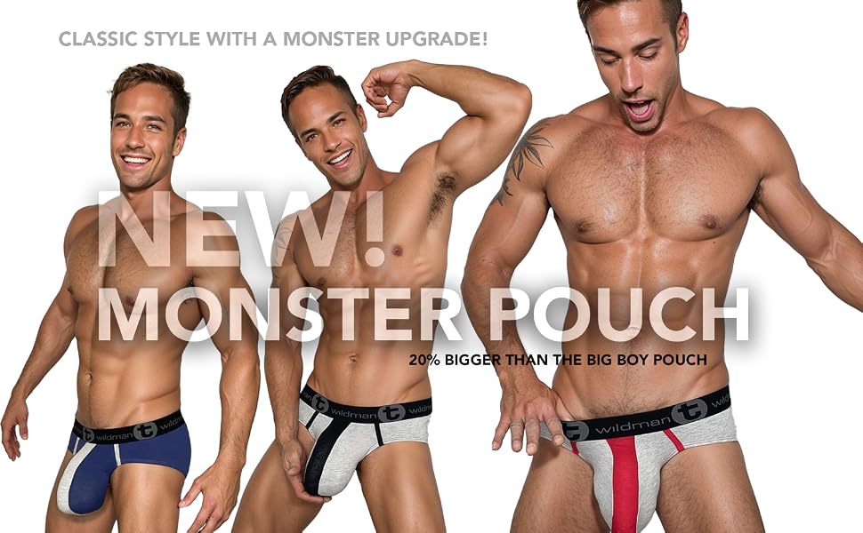 Sexy Men looking down at their sexy WildmanT underwear