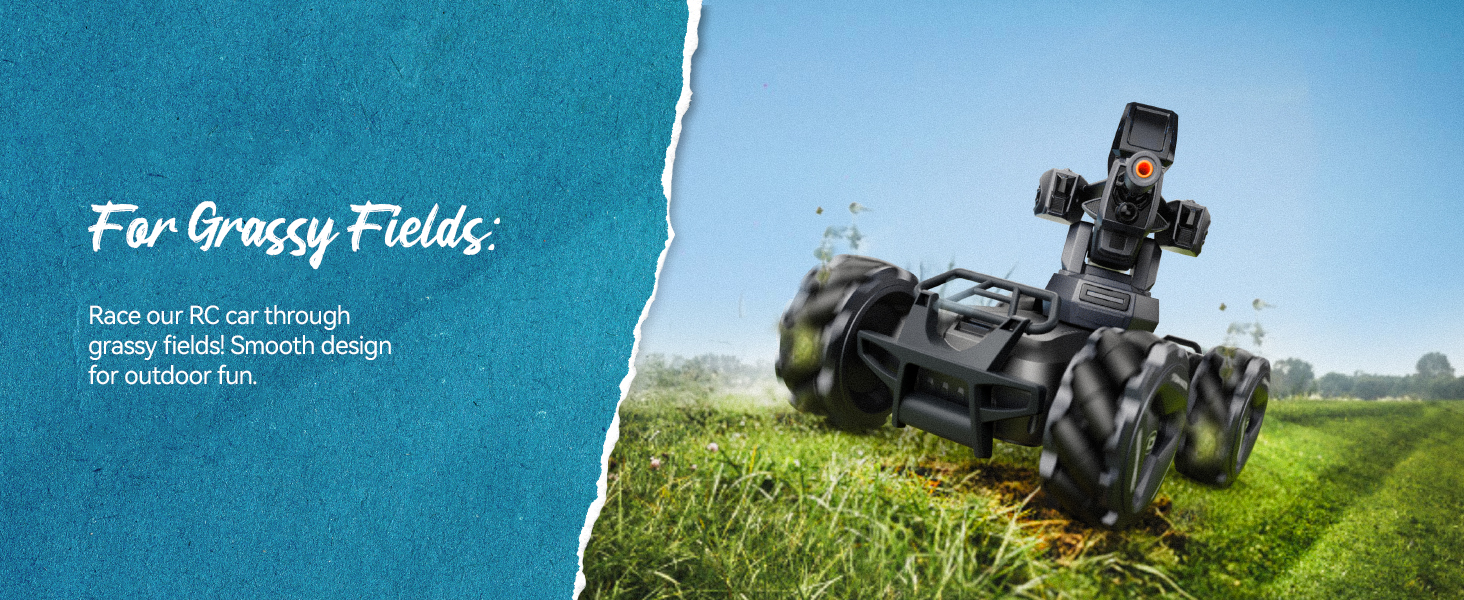 For grassy fields