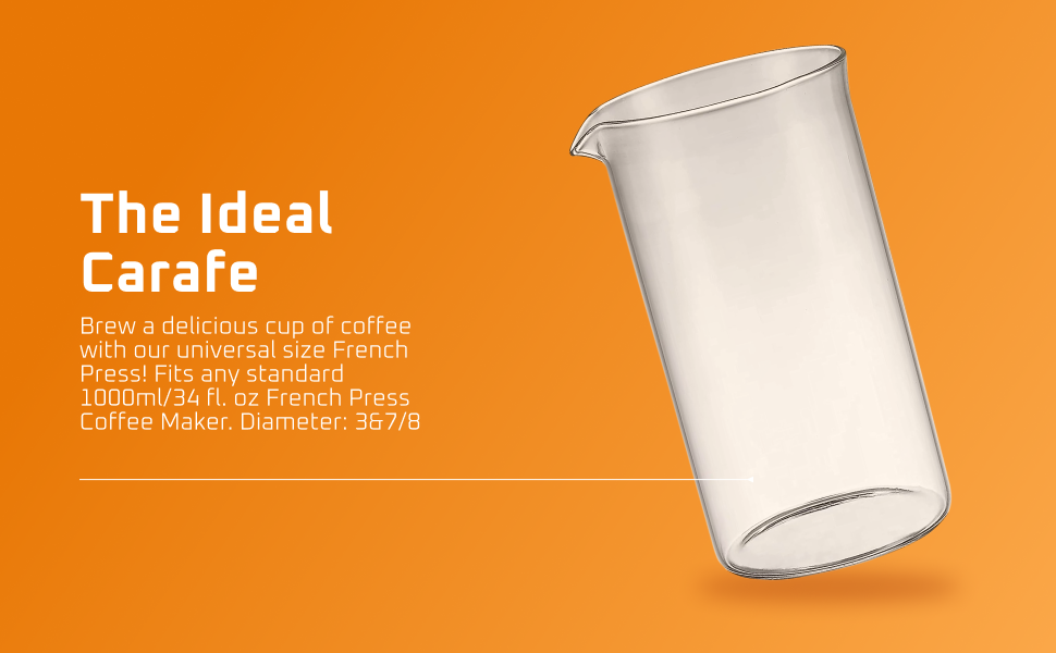 French Press Replacement Beaker