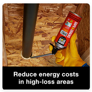 By air sealing your home with foam insulation you can help lower heating and cooling costs.