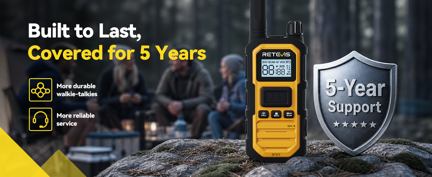 retevis walkie talkies
