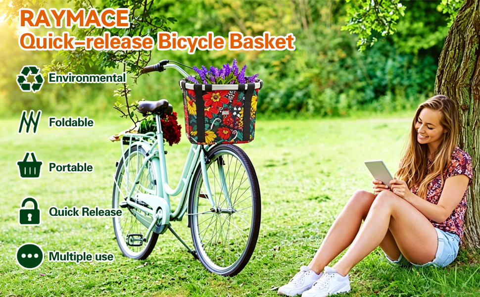 quick release bike basket