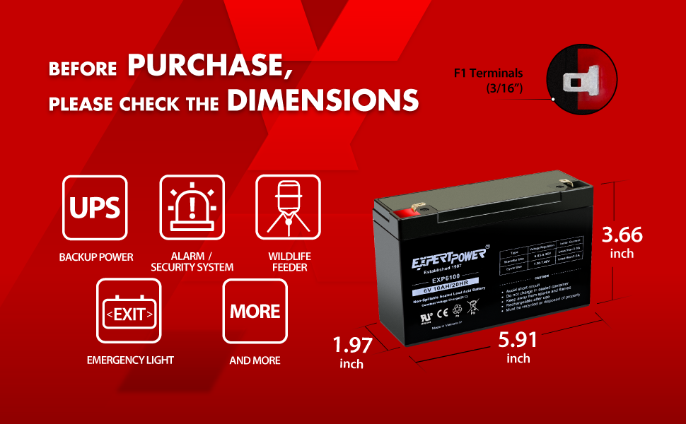 EXP6100-Dimensions
