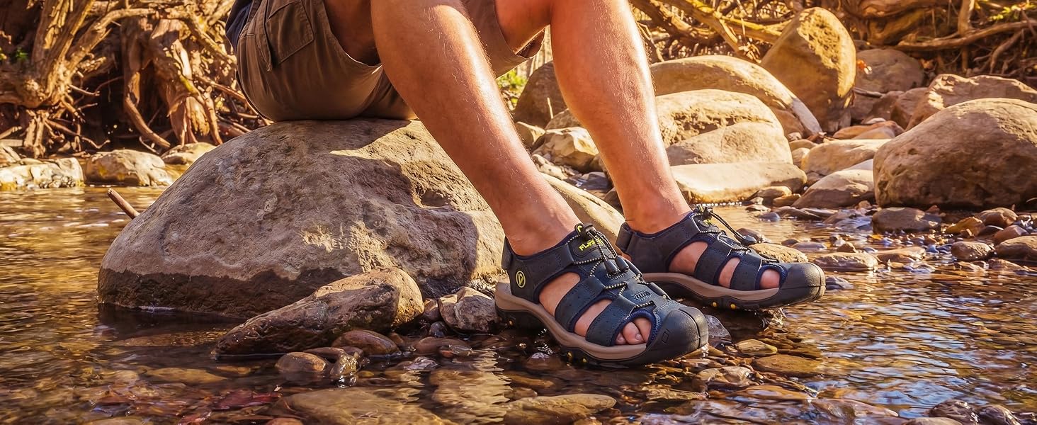FLARUT mens sport hiking sandals